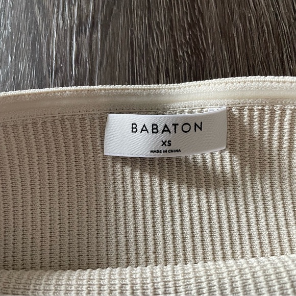 Babaton | SCULPT Sweetheart Bustier Crop Top - Matte Pearl - Picture 6 of 6